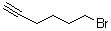 structure of CAS# 66977-99-9, 6-Bromo-1-hexyne;1-Bromo-5-hexyne