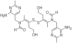 Thiamine disulfide molecular structure (CAS 67-16-3)