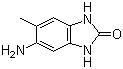 structure of CAS# 67014-36-2, 5-Amino-6-methylbenzimidazolone;5-Amino-6-methylbenzimidazol-2-one; 5-Amino-6-methyl-1,3-dihydro-2H-benzimidazol-2-one