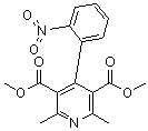 structure of CAS# 67035-22-7, Dehydronifedipine;B 4759; BAY-b 4759; Dimethyl 2,6-dimethyl-4-(2-nitrophenyl)-3,5-pyridinedicarboxylate