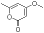 4-甲氧基-6-甲基-2H-吡喃酮分子结构 (CAS 672-89-9)