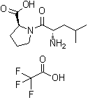 结构式 CAS# 67320-92-7, 1-L-亮氨酰-L-脯氨酸单(三氟乙酸盐)