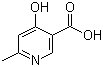 4-Hydroxy-6-methylnicotinic acid molecular structure (CAS 67367-33-3)