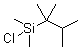 structure of CAS# 67373-56-2, Dimethylthexylsilyl chloride;Dimethyl(1,1,2-trimethylpropyl)silyl chloride