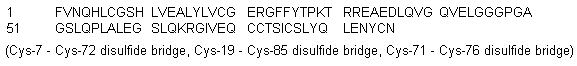 Proinsulin (human) molecular structure (CAS 67422-14-4)