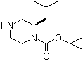 (S)-1-N-Boc-Isobutylpiperazine molecular structure (CAS 674792-06-4)