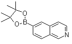 结构式 CAS# 675576-26-8, (异喹啉-6-基)硼酸频哪醇酯