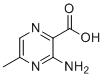结构式 CAS# 6761-50-8, 3-氨基-5-甲基吡嗪-2-羧酸
