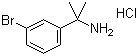 结构式 CAS# 676135-18-5, 1-(3-溴苯基)-1-甲基乙胺盐酸盐