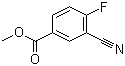 structure of CAS# 676602-31-6, Methyl 3-cyano-4-fluorobenzoate