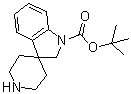 structure of CAS# 676607-31-1, tert-Butyl spiro[indoline-3,4'-piperidine]-1-carboxylate