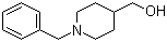 (1-Benzyl-4-piperidyl)methanol molecular structure (CAS 67686-01-5)