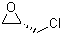 结构式 CAS# 67843-74-7, 右旋环氧氯丙烷; (S)-环氧氯丙烷