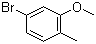 结构式 CAS# 67868-73-9, 5-溴-2-甲基苯甲醚