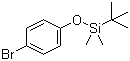 structure of CAS# 67963-68-2, (4-Bromophenoxy)-tert-butyldimethylsilane;4-Bromophenol tert-Butyldimethylsilyl ether