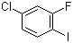 structure of CAS# 6797-79-1, 4-Chloro-2-fluoroiodobenzene;4-Chloro-2-fluoro-1-iodobenzene