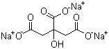 柠檬酸钠分子结构 (CAS 68-04-2)