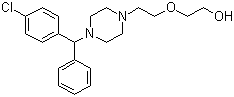 羟嗪分子结构 (CAS 68-88-2)