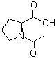 结构式 CAS# 68-95-1, N-乙酰-L-脯氨酸