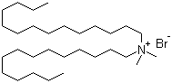 structure of CAS# 68105-02-2, Dimethylditetradecylammonium bromide;Ditetradecyldimethylammonium bromide