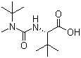 结构式 CAS# 681809-31-4, (S)-2-(3-叔丁基-3-甲基脲)-3,3-二甲基丁酸