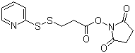结构式 CAS# 68181-17-9, 3-(2-吡啶基二硫基)丙酸 N-羟基琥珀酰亚胺酯