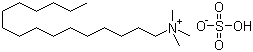 Cetyltrimethylammonium hydrogensulfate molecular structure (CAS 68214-07-3)