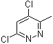 structure of CAS# 68240-43-7, 3,5-Dichloro-6-methylpyridazine;4,6-Dichloro-3-methylpyridazine