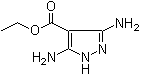 结构式 CAS# 6825-71-4, 3,5-二氨基-4-吡唑羧酸乙酯