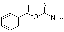 structure of CAS# 6826-24-0, 5-Phenyl-2-oxazolamine;2-Amino-5-phenyloxazole
