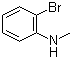 结构式 CAS# 6832-87-7, 2-溴-N-甲基苯胺