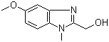 structure of CAS# 68426-83-5, 5-Methoxy-1-methyl-1H-benzimidazole-2-methanol