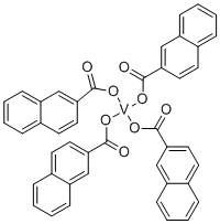 结构式 CAS# 68553-60-6, 环烷酸钒络合物