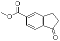 结构式 CAS# 68634-02-6, 1-茚满酮-5-羧酸甲酯