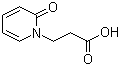 结构式 CAS# 68634-48-0, 2-氧代-1(2H)-吡啶丙酸
