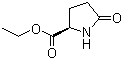 结构式 CAS# 68766-96-1, D-焦谷氨酸乙酯; (R)-(-)-2-吡咯烷酮-5-羧酸乙酯