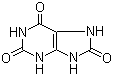 结构式 CAS# 69-93-2, 尿酸; 2,6,8-三羟基嘌呤