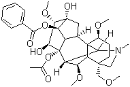 structure of CAS# 6900-87-4, Hypaconitine