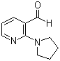 结构式 CAS# 690632-39-4, 2-(1-吡咯烷基)吡啶-3-甲醛