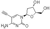 structure of CAS# 69075-47-4, 2'-Deoxy-5-ethynylcytidine;5-Ethynyl-2'-deoxycytidine