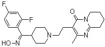结构式 CAS# 691007-09-7, 利培酮 E-肟