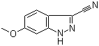 structure of CAS# 691900-59-1, 3-Cyano-6-methoxy-1H-indazole
