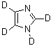 structure of CAS# 6923-01-9, Imidazole-d<sub>4</sub>