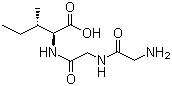 structure of CAS# 69242-40-6, Glycylglycyl-L-isoleucine