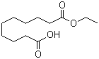 structure of CAS# 693-55-0, Decanedioic acid 1-ethyl ester;Sebacic acid monoethyl ester; Ethyl hydrogen sebacate; Ethyl sebacate; Monoethyl sebacate