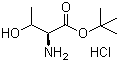 structure of CAS# 69320-90-7, L-Threonine tert-butyl ester hydrochloride