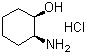 结构式 CAS# 6936-47-6, 顺式-2-氨基环己醇盐酸盐