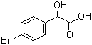 结构式 CAS# 6940-50-7, 对溴扁桃酸; 4-溴扁桃酸