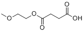 structure of CAS# 6946-89-0, 4-(2-Methoxyethoxy)-4-oxobutanoic acid