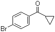 structure of CAS# 6952-89-2, (4-Bromophenyl)cyclopropylmethanone;4-Bromophenyl cyclopropyl ketone
